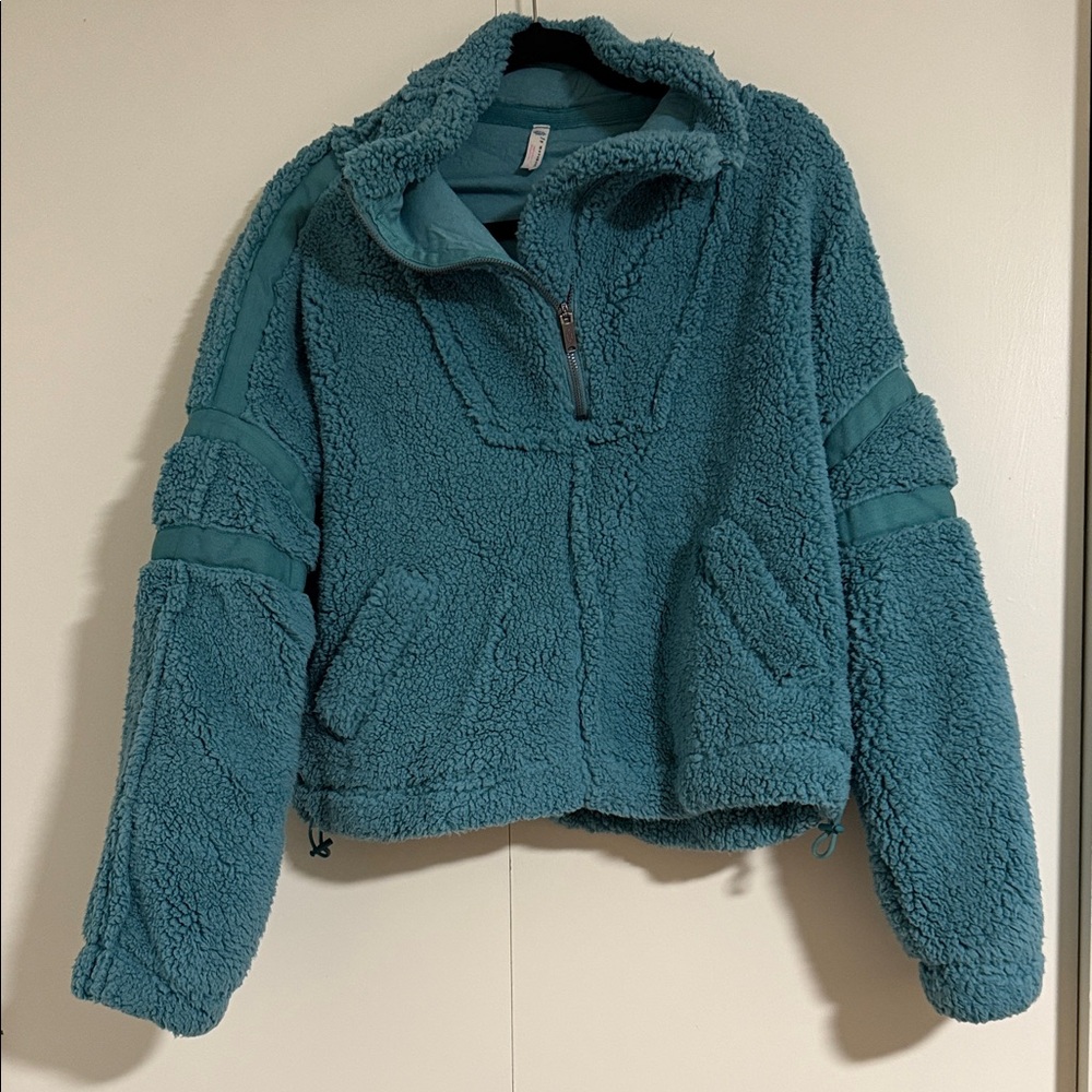 Free People Movement Nantucket fleece half-zip pullover jacket